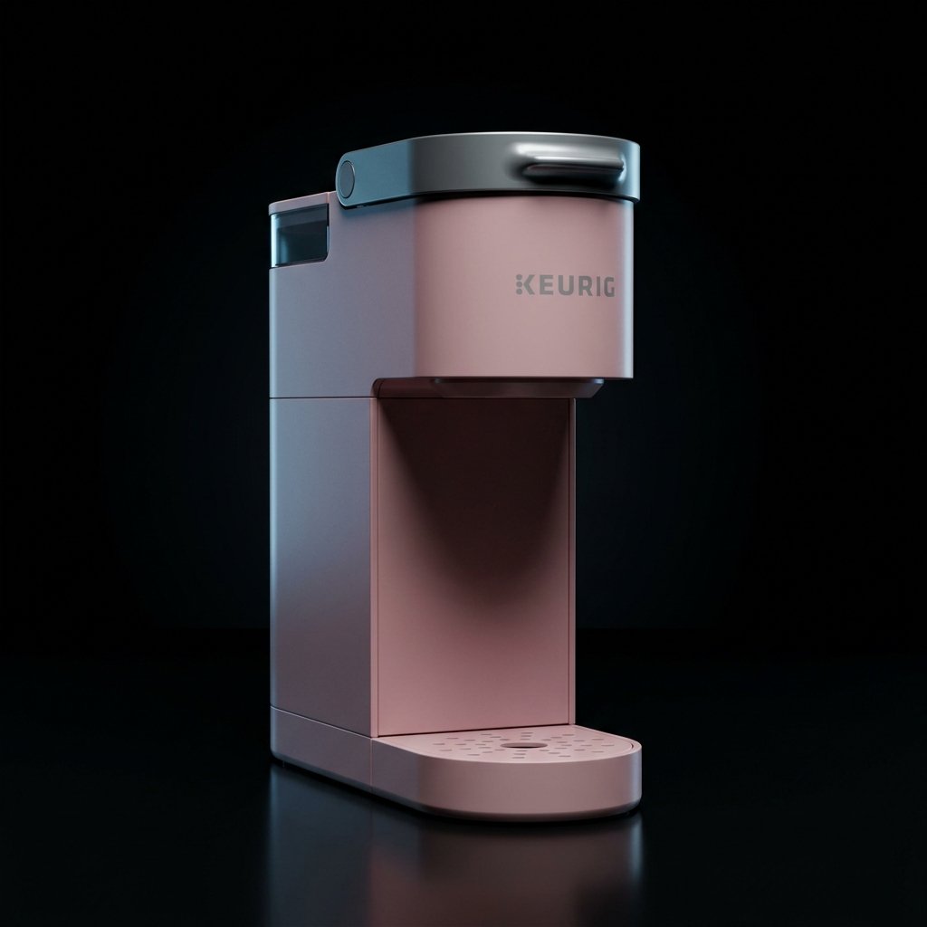 Keurig K-Mini V2 Single Serve Coffee Maker Compact K-Cup Pod Brewer (Dusty Rose)